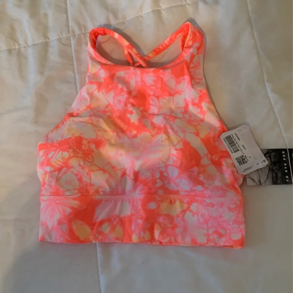 Energy high neck long line sports bra